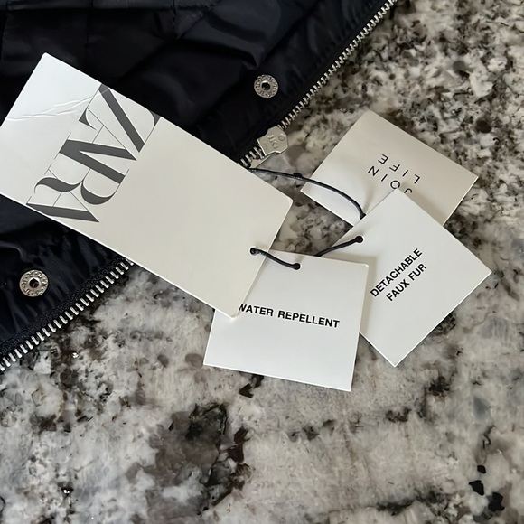 ZARA - Black Jacket. New With Tags. Size Medium. - Picture 10 of 12